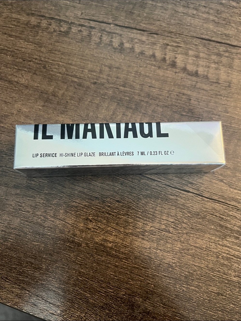 IL MAKIAGE Iridescent White Lip Glaze Box